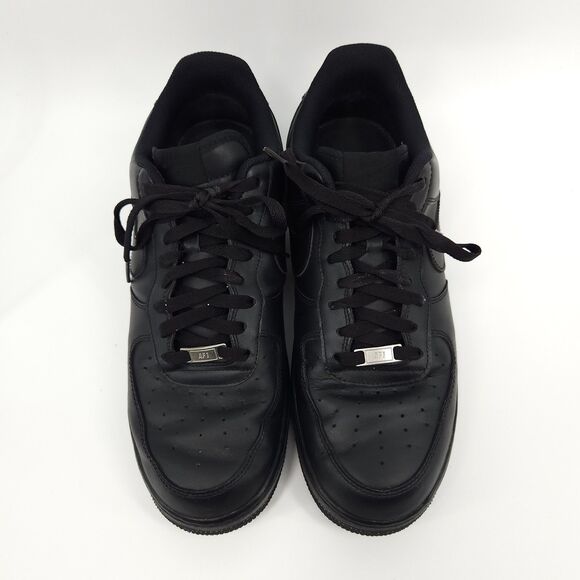Nike Air Force 1 07 Low Shoes Men Size 12 All Black 315122-001 main image 6